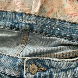 Old Navy Women's Denim low rise og loose Jeans sz 16